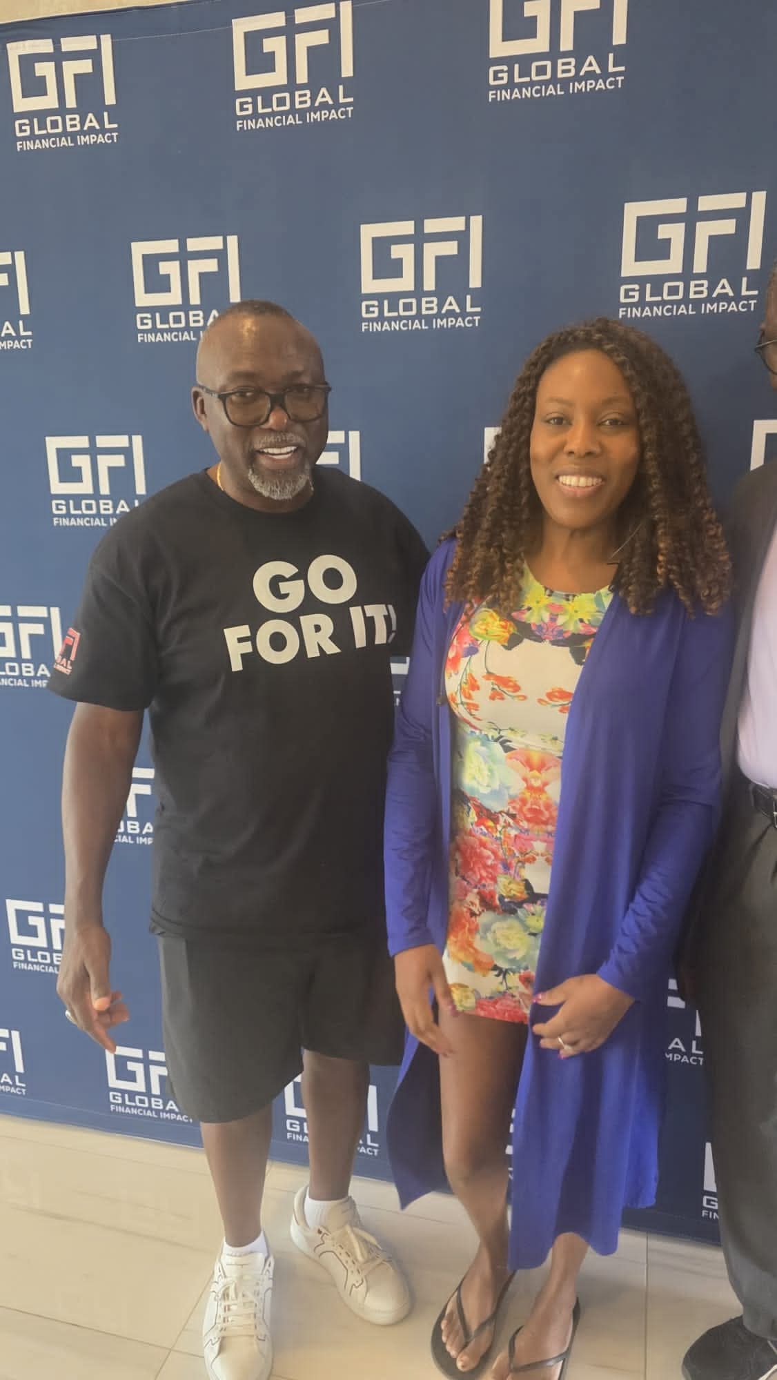 Shae Grant at a professional industry conference